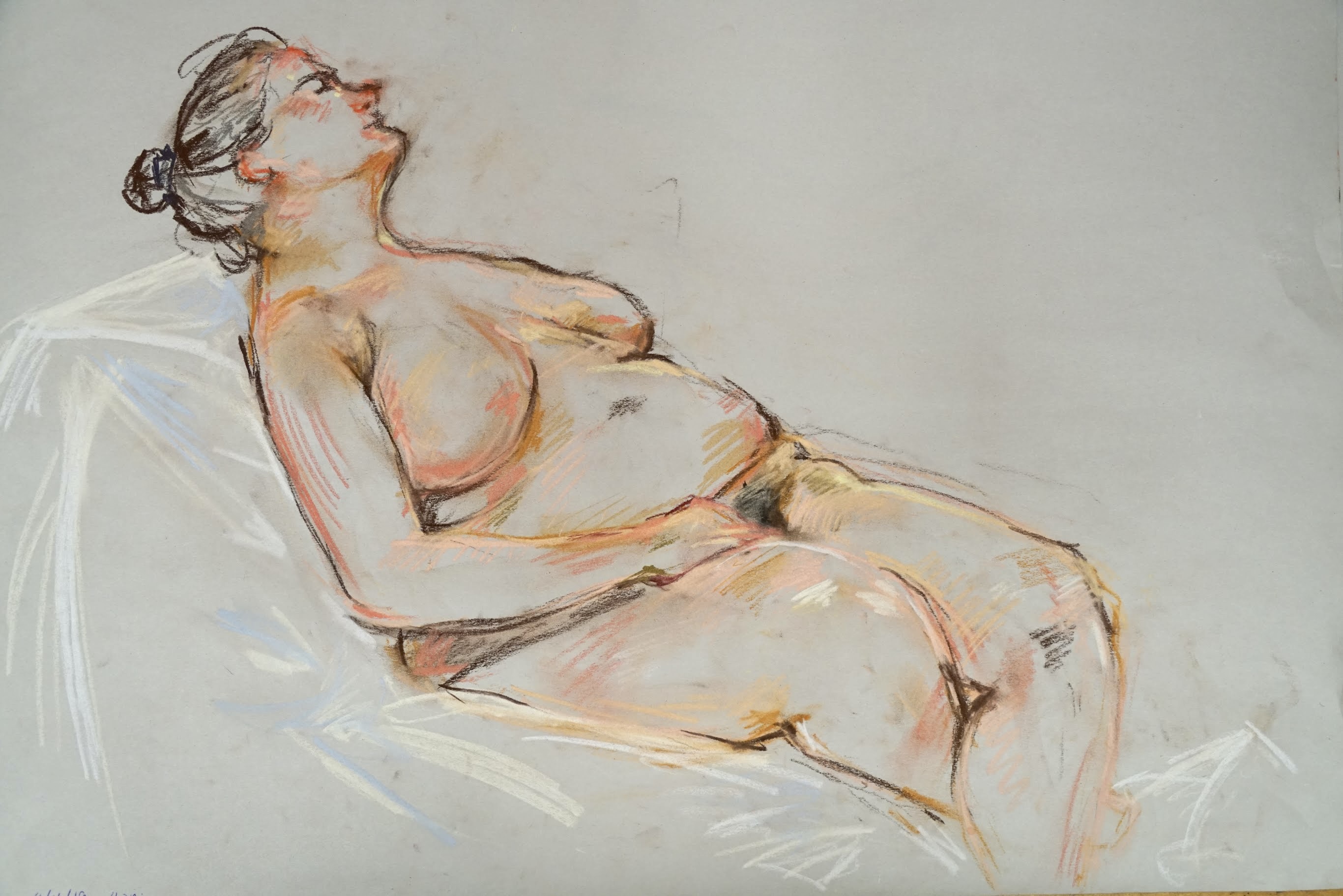 Pastel Figure Drawing